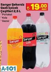 SARIYER ŞEKERSİZ GAZLI İÇECEK